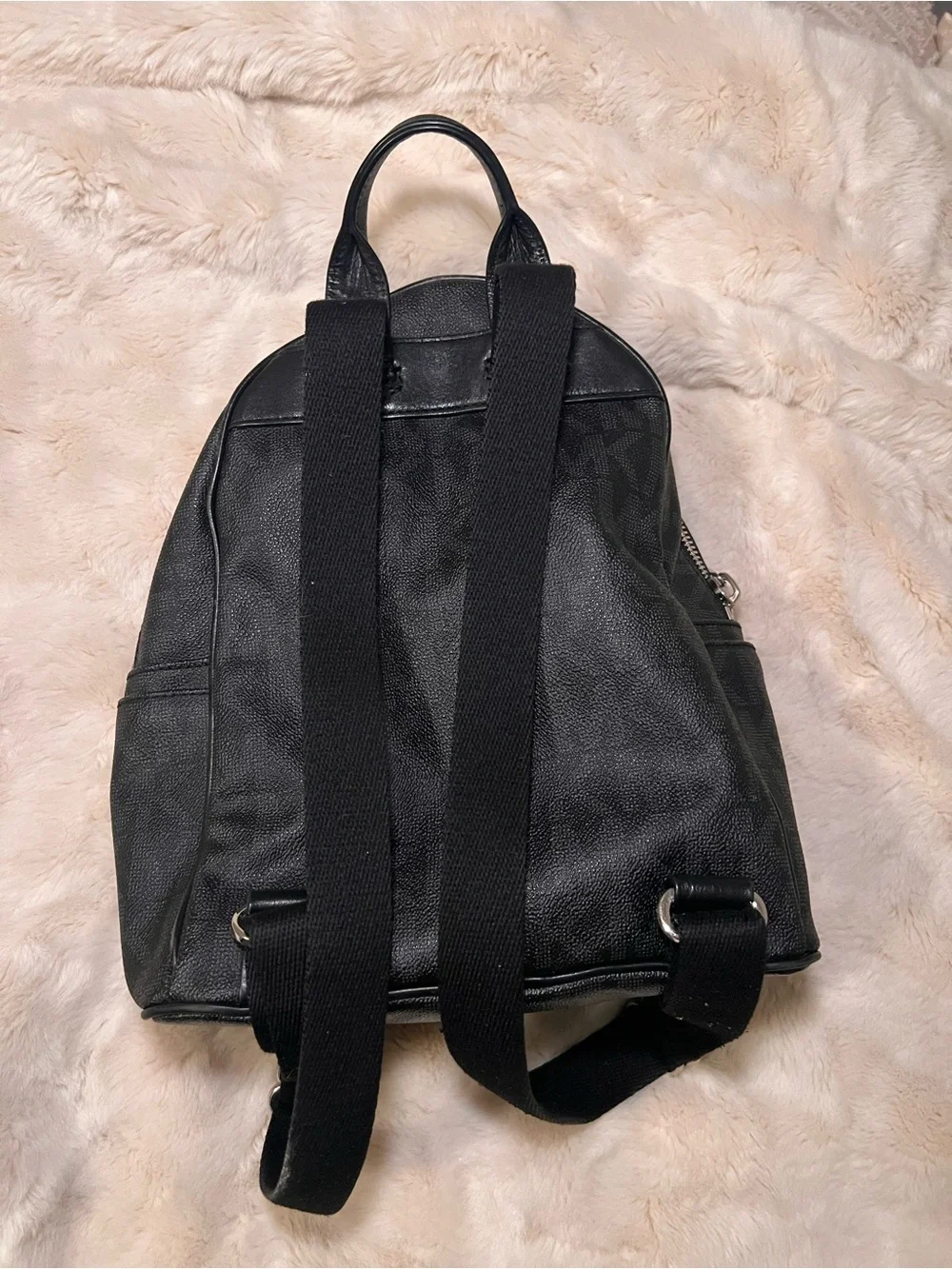 Michael Kors black pebbled